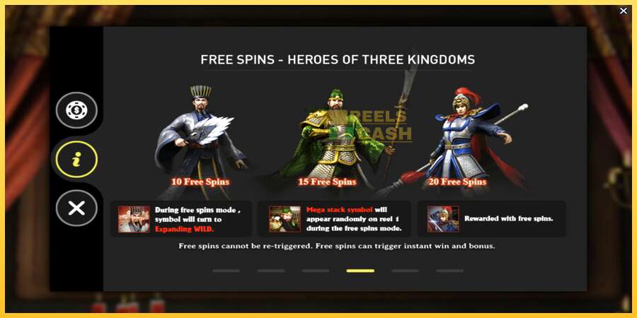 Three Kingdoms акча үчүн оюн машинасы, сүрөт 7