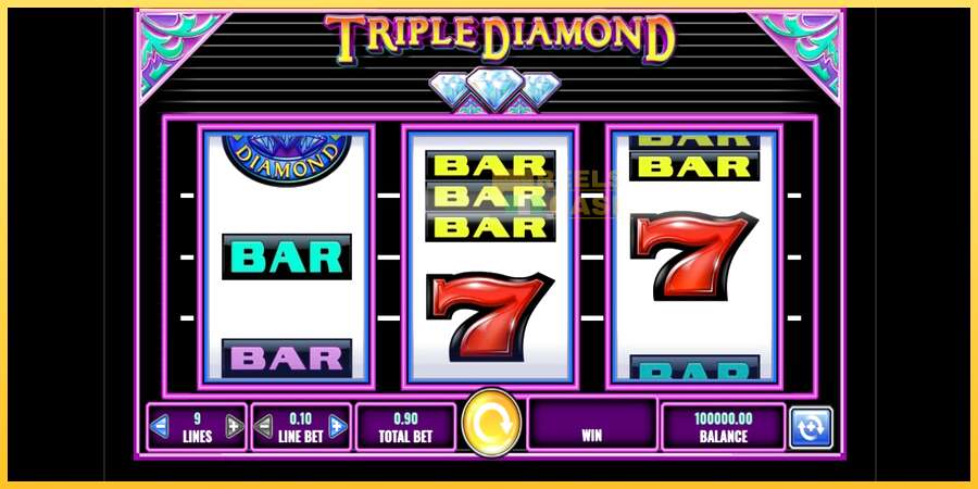 Triple Diamond акча үчүн оюн машинасы, сүрөт 1