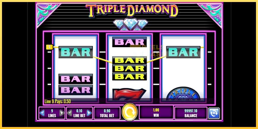 Triple Diamond акча үчүн оюн машинасы, сүрөт 2