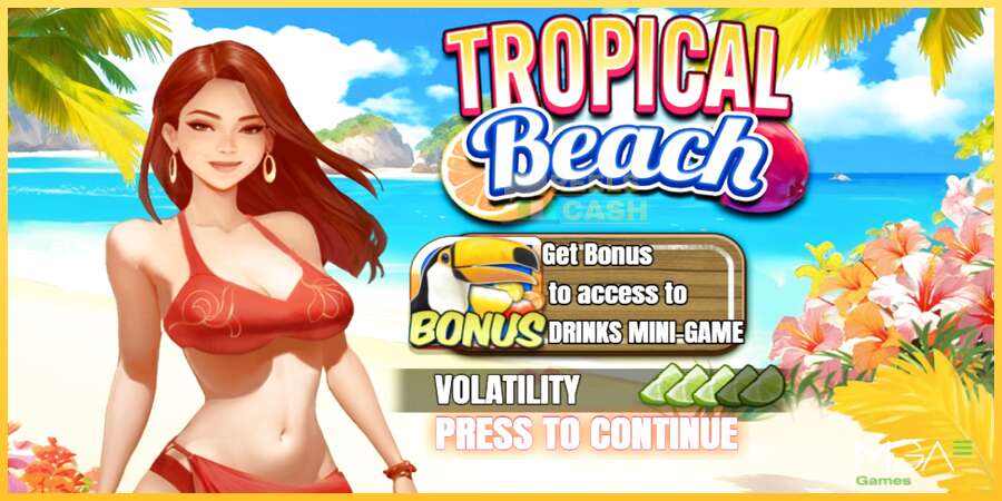 Tropical Beach акча үчүн оюн машинасы, сүрөт 1