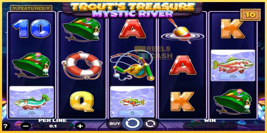 Trouts Treasure - Mystic River акча үчүн оюн машинасы, сүрөт 3