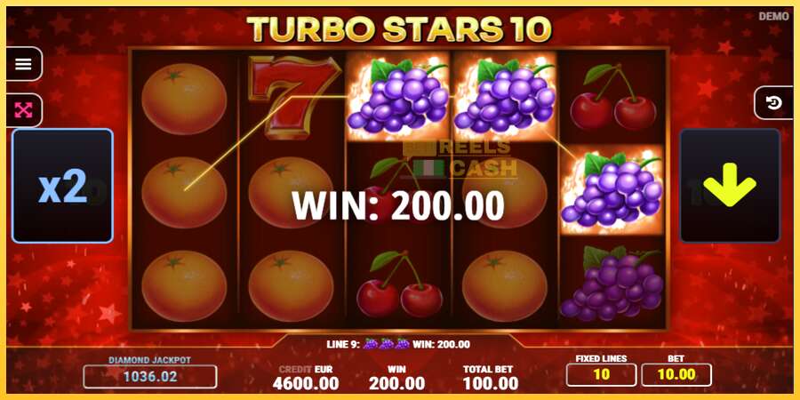 Turbo Stars 10 акча үчүн оюн машинасы, сүрөт 3