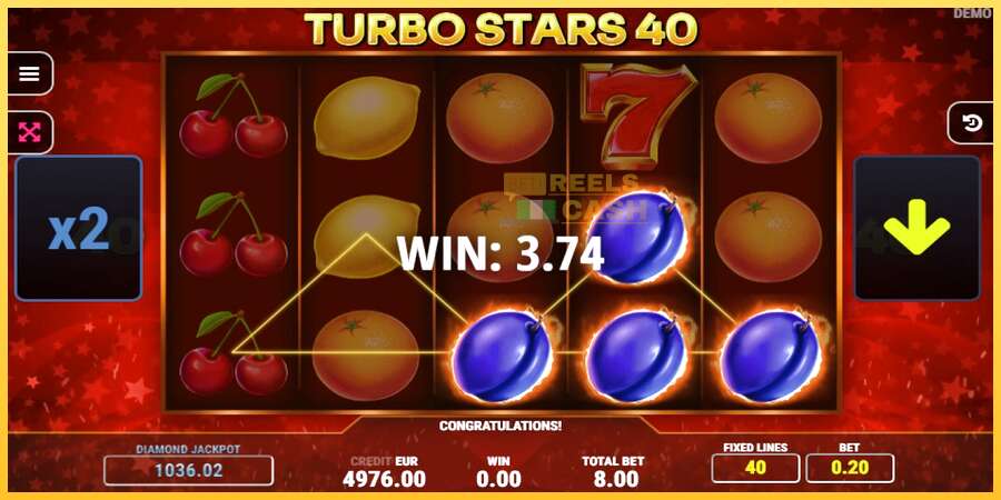 Turbo Stars 40 акча үчүн оюн машинасы, сүрөт 3