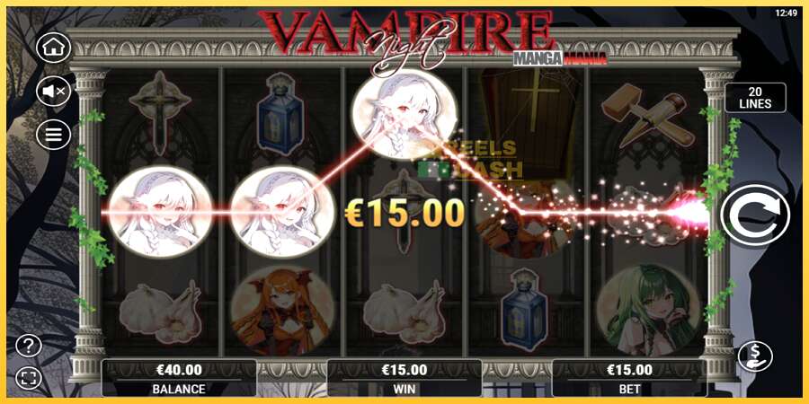 Vampire Night акча үчүн оюн машинасы, сүрөт 3