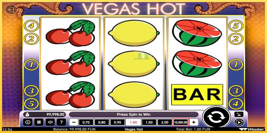 Vegas Hot акча үчүн оюн машинасы, сүрөт 2