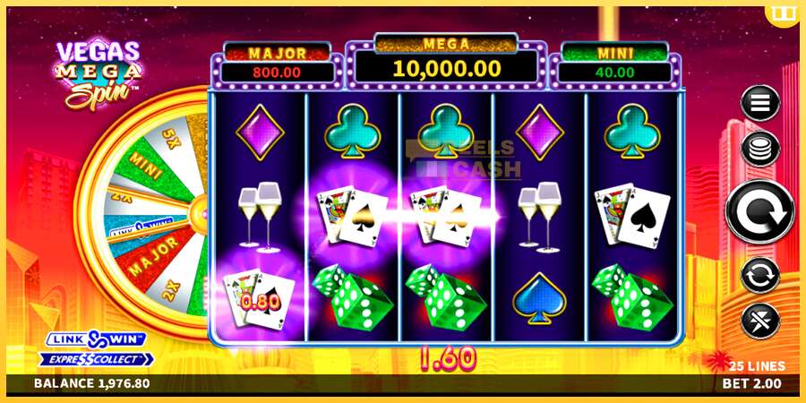 Vegas Mega Spin акча үчүн оюн машинасы, сүрөт 5