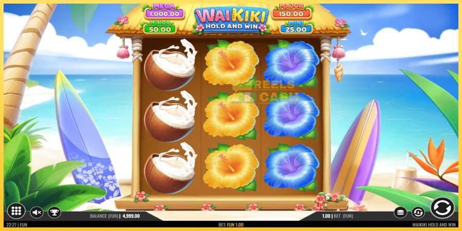 Waikiki Hold and Win акча үчүн оюн машинасы, сүрөт 2