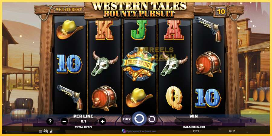 Western Tales - Bounty Pursuit акча үчүн оюн машинасы, сүрөт 2