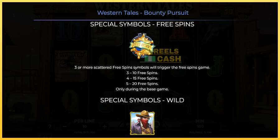 Western Tales - Bounty Pursuit акча үчүн оюн машинасы, сүрөт 5