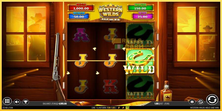 Western Wilds Hold and Win акча үчүн оюн машинасы, сүрөт 3