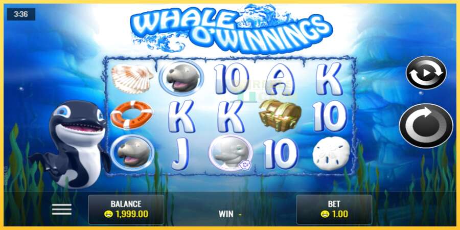 Whale O’Winnings акча үчүн оюн машинасы, сүрөт 1