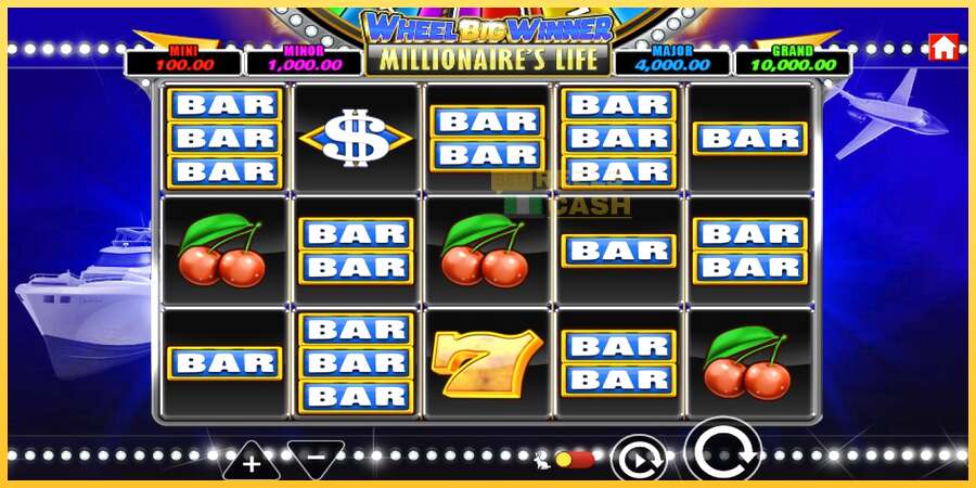 Wheel Big Winner Millionaires Life акча үчүн оюн машинасы, сүрөт 1