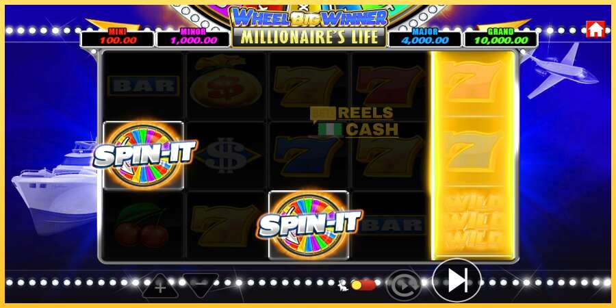 Wheel Big Winner Millionaires Life акча үчүн оюн машинасы, сүрөт 3