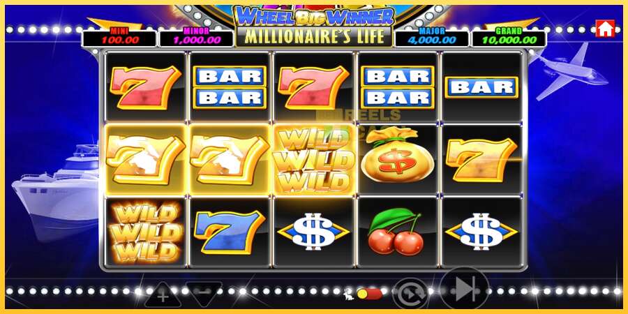 Wheel Big Winner Millionaires Life акча үчүн оюн машинасы, сүрөт 4