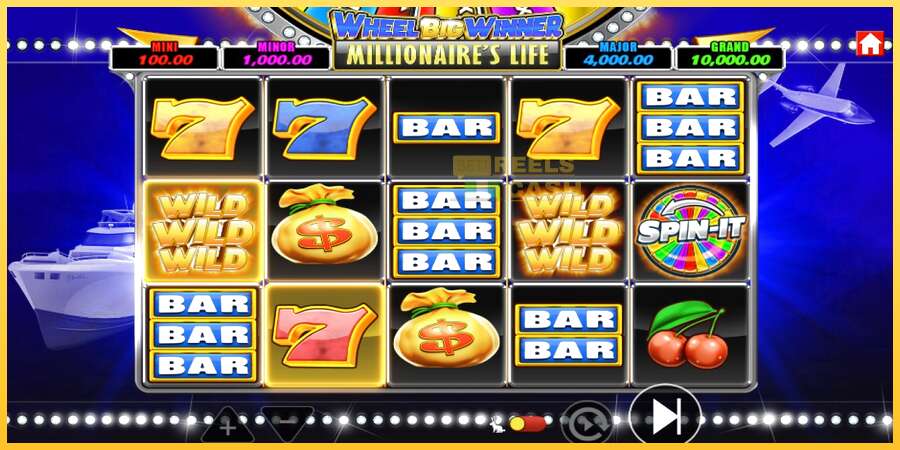 Wheel Big Winner Millionaires Life акча үчүн оюн машинасы, сүрөт 5