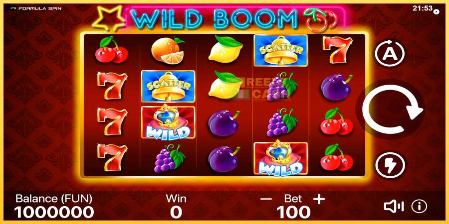 Wild Boom акча үчүн оюн машинасы, сүрөт 1