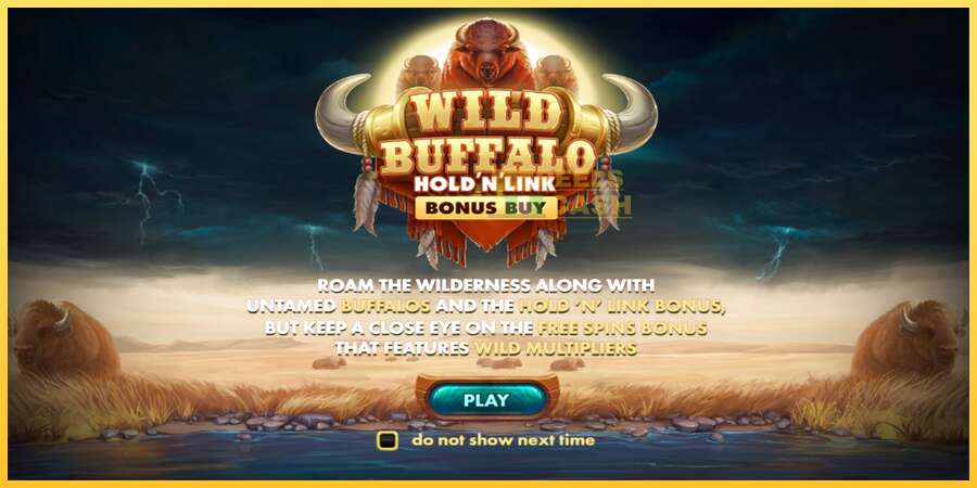 Wild Buffalo Hold N Link Bonus Buy акча үчүн оюн машинасы, сүрөт 1