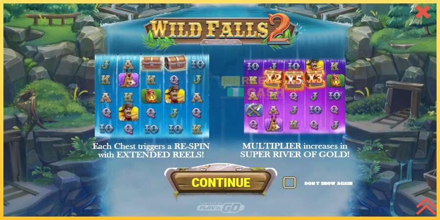 Wild Falls 2 акча үчүн оюн машинасы, сүрөт 1