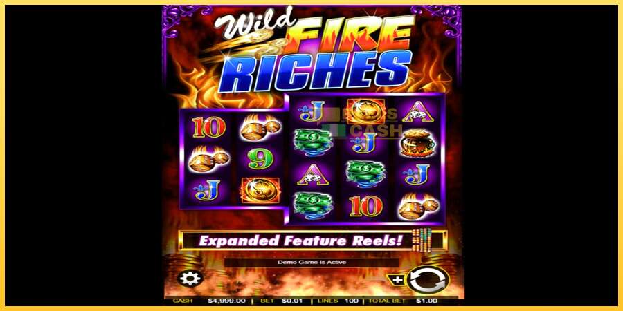 Wild Fire Riches акча үчүн оюн машинасы, сүрөт 1