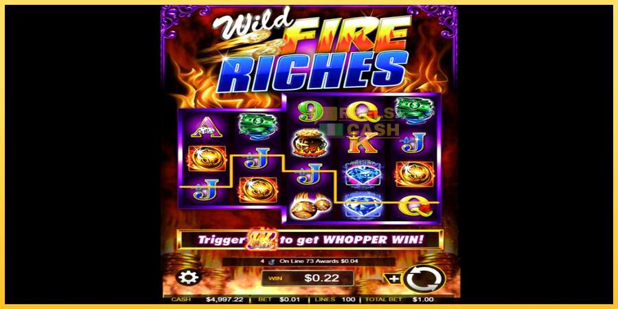 Wild Fire Riches акча үчүн оюн машинасы, сүрөт 2