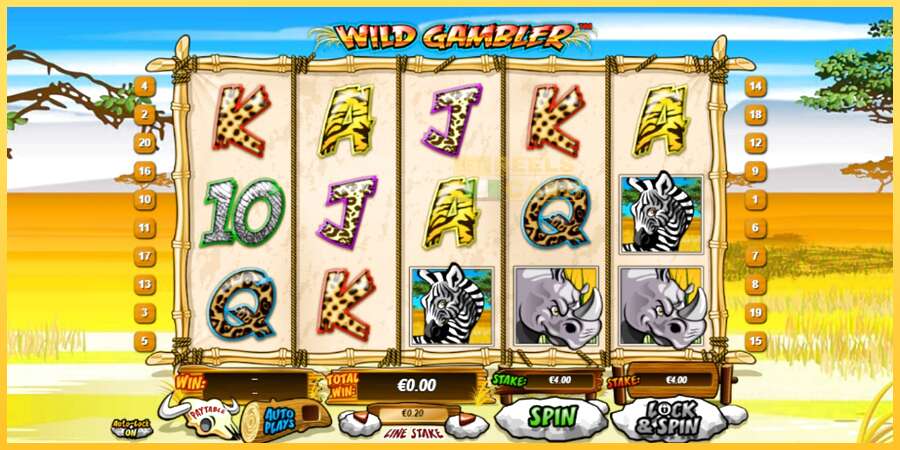 Wild Gambler акча үчүн оюн машинасы, сүрөт 1