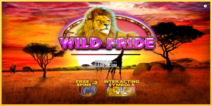 Wild Pride акча үчүн оюн машинасы, сүрөт 1