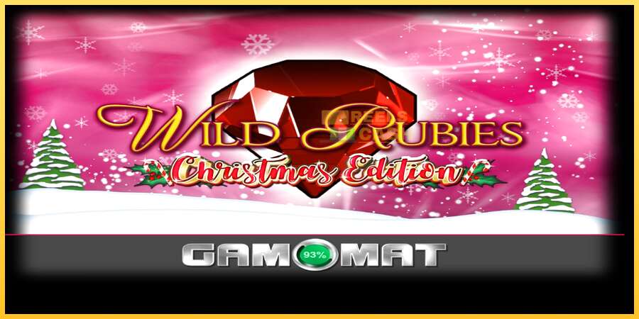 Wild Rubies Сhristmas Edition акча үчүн оюн машинасы, сүрөт 1