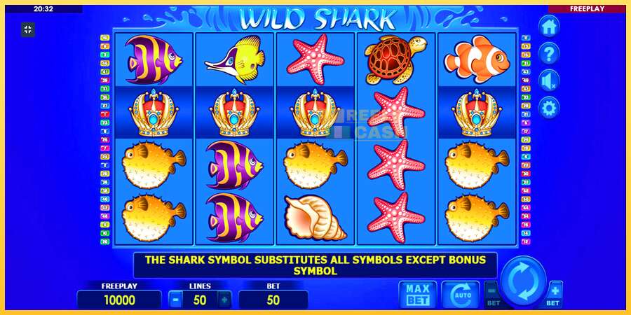 Wild Shark акча үчүн оюн машинасы, сүрөт 4