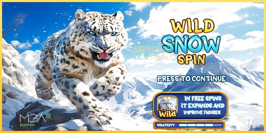 Wild Snow Spin акча үчүн оюн машинасы, сүрөт 1