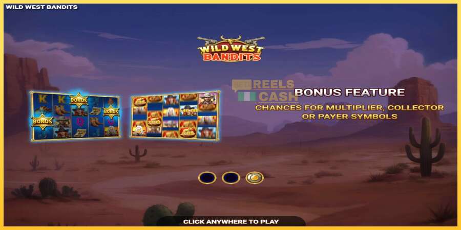 Wild West Bandits акча үчүн оюн машинасы, сүрөт 1