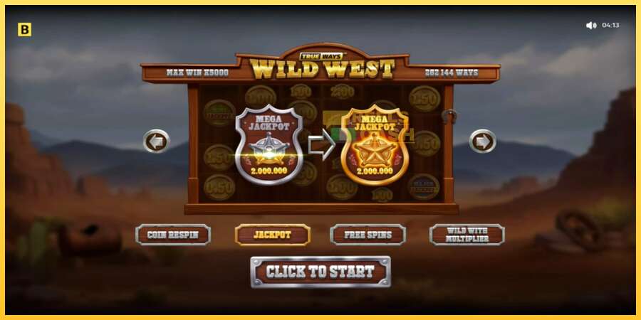 Wild West Trueways акча үчүн оюн машинасы, сүрөт 1