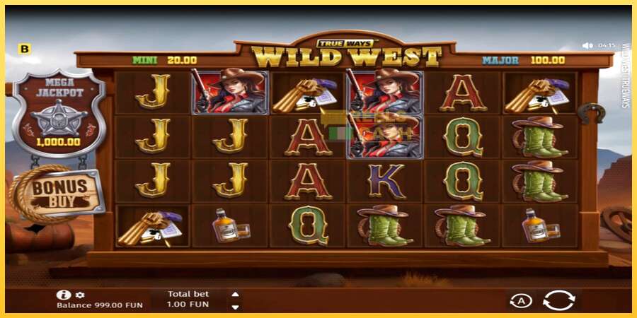 Wild West Trueways акча үчүн оюн машинасы, сүрөт 2