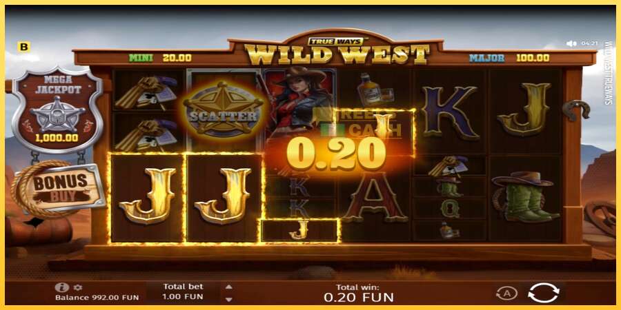 Wild West Trueways акча үчүн оюн машинасы, сүрөт 3