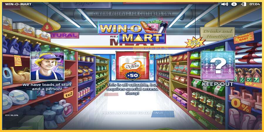 Win-O-Mart акча үчүн оюн машинасы, сүрөт 4