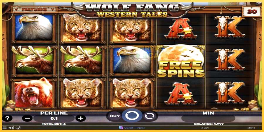 Wolf Fang - Western Tales акча үчүн оюн машинасы, сүрөт 2