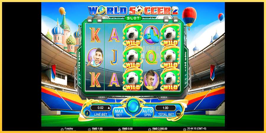 World Soccer Slot 2 акча үчүн оюн машинасы, сүрөт 1