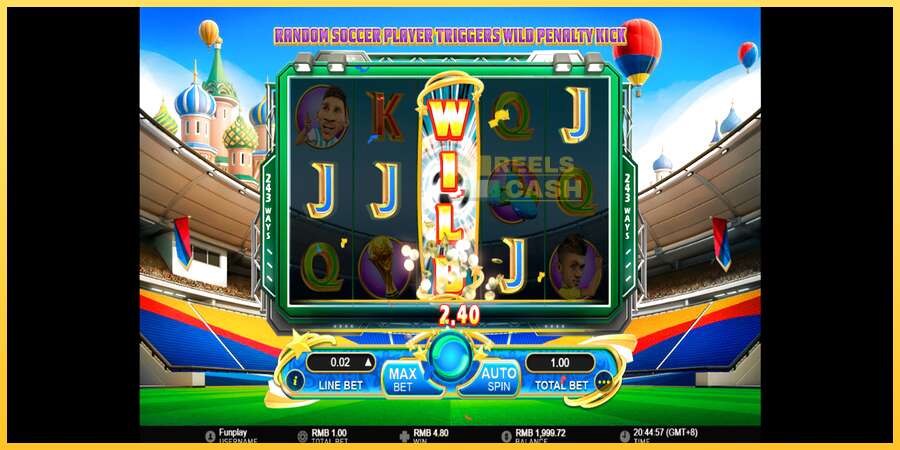 World Soccer Slot 2 акча үчүн оюн машинасы, сүрөт 3