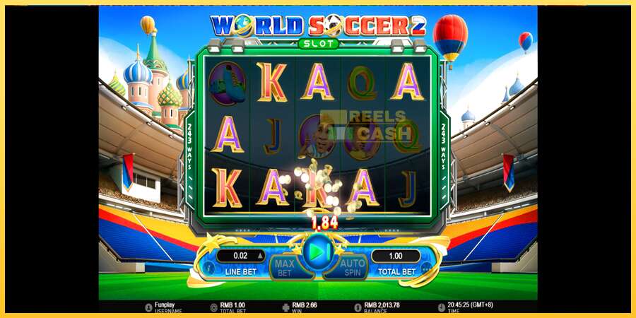 World Soccer Slot 2 акча үчүн оюн машинасы, сүрөт 5