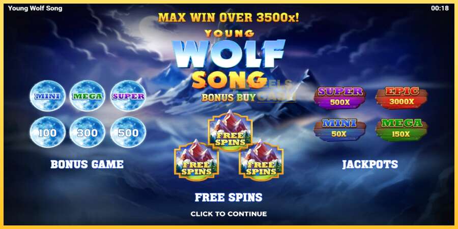 Young Wolf Song акча үчүн оюн машинасы, сүрөт 1