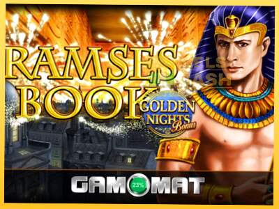 Ramses Book Golden Nights акча үчүн оюн машинасы