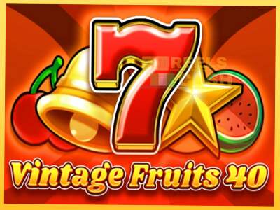 Vintage Fruits 40 акча үчүн оюн машинасы