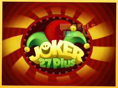 Joker 27 Plus акча үчүн оюн машинасы